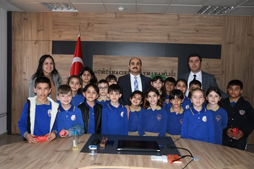 3. Sınıf Öğrencilerinden Kaymakamımıza Ziyaret 